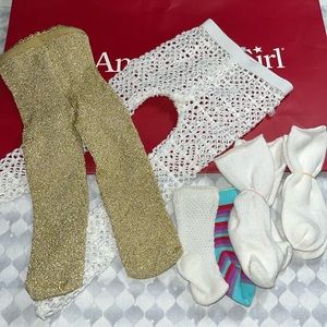 American Girl Dill Brand Tights and Socks EUC